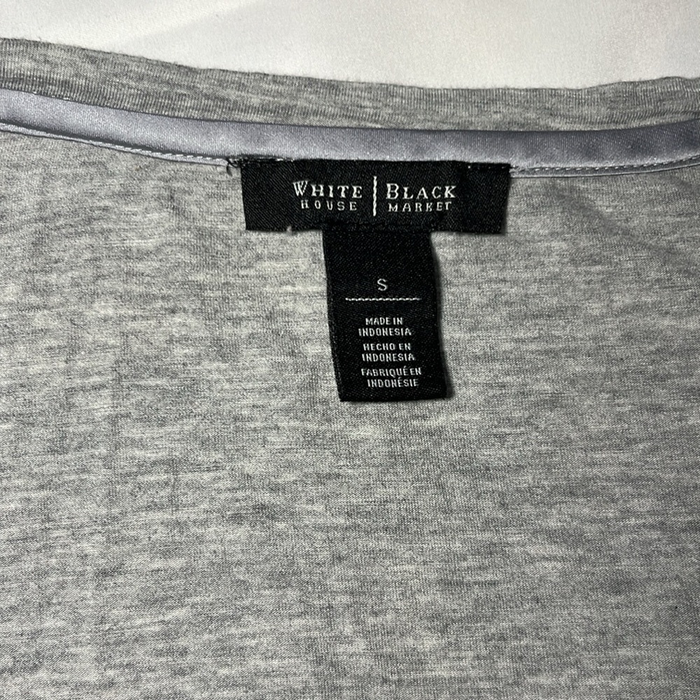 Whbm Gray Basic Tee - image 5